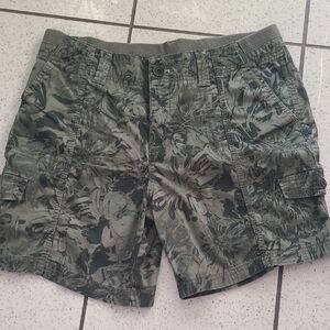 Style & Co. Camouflage Cargo Shorts - Green